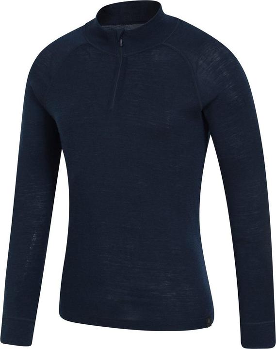 Actual product image Mountain Warehouse Mens Merino Wool Base Layer Top (Pack of 2) (XXL)