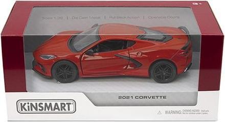 Kinsmart KINS Modèle moulé 2021 Corvette, 1:36, ast 4