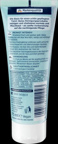 Actual product image dm Balea Peeling gel (Exfoliation, 75 ml)