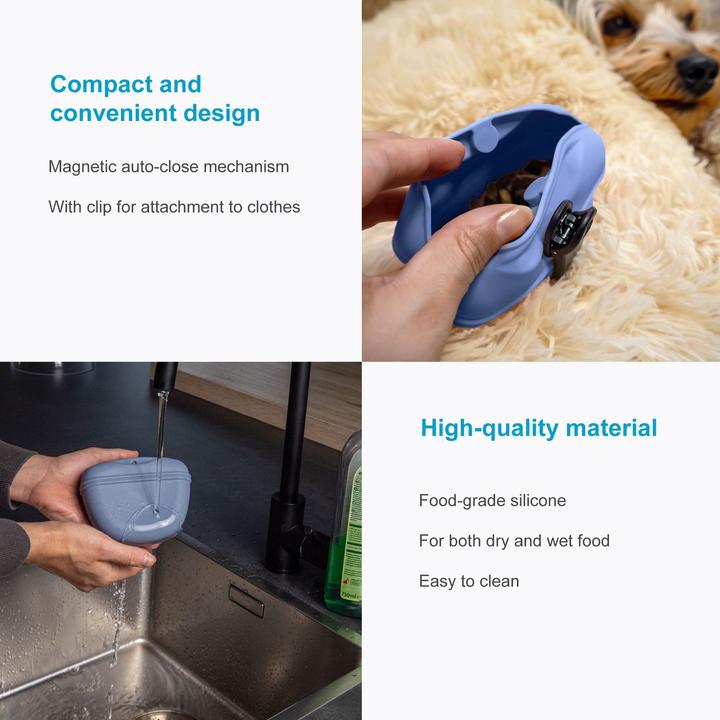Actual product image Intirilife Treat bag for dogs with belt clip (One size)