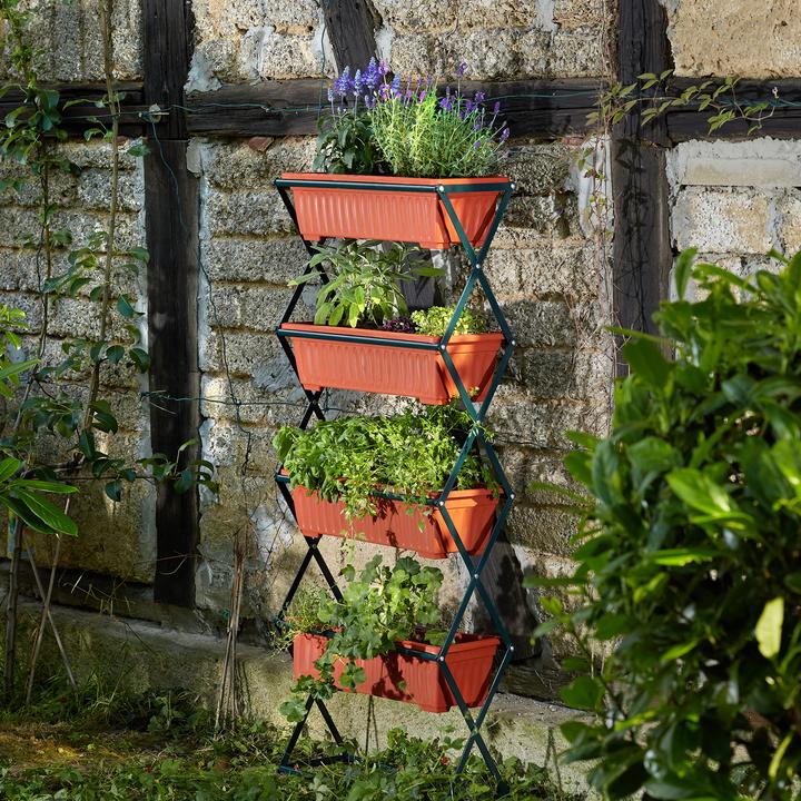 Immagine prodotto tectake Fioriera verticale con 4 vasi