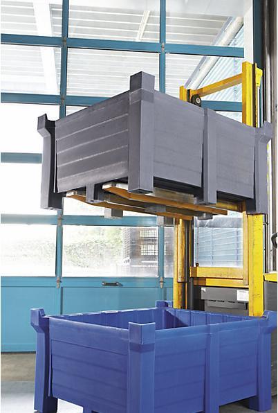 Actual product image kaiserkraft PE transport and stacking containers