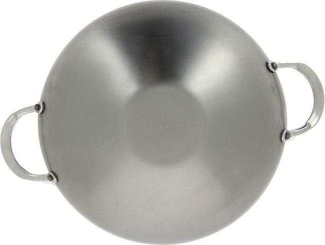 Actual product image de Buyer WOK Mineral B element with 2 handles 32cm (Wok)