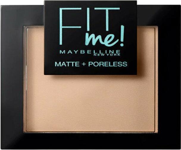 Actual product image Maybelline New York FIT ME MATTE+PORELESS powder #130-buff beige (130 Buff Beige)