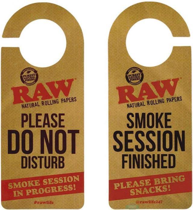 RAW Do Not Disturb Sign
