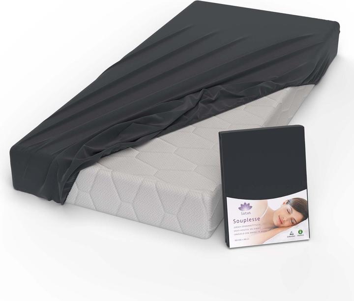 Produktbild Lotus Bettwaren Jersey Fixleintuch Souplesse (180 x 200 cm)