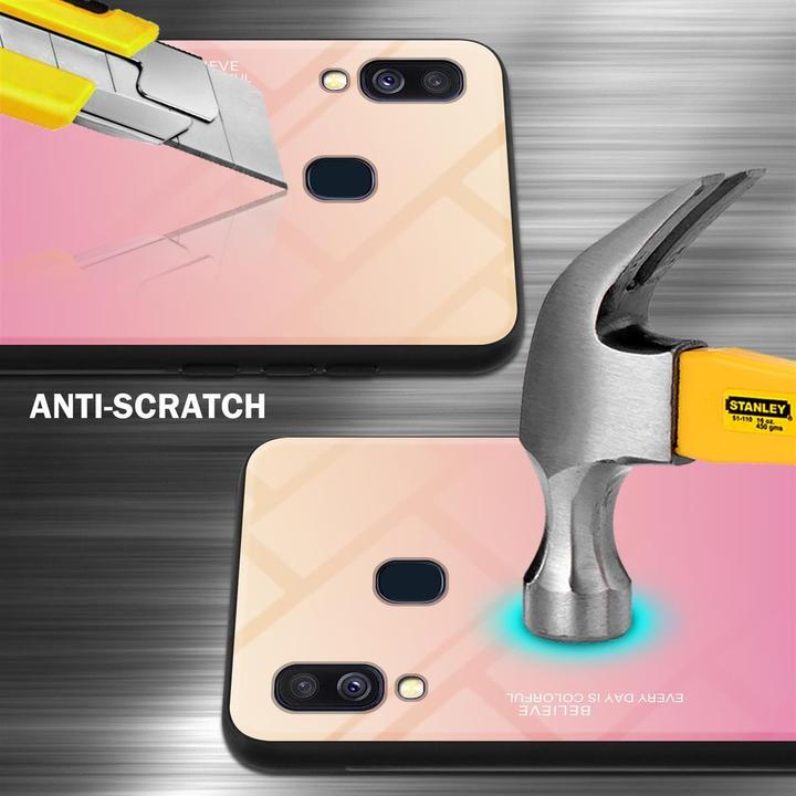 Produktbild Cadorabo TPU 2 Farben Glas Cover (Samsung Galaxy A40)