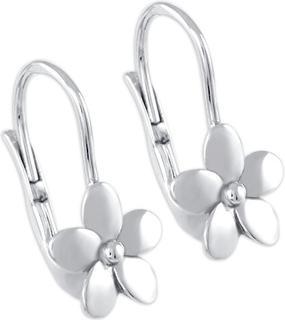 Brilio Silver - Charming silver earrings Flowers 431 001 02618 04
