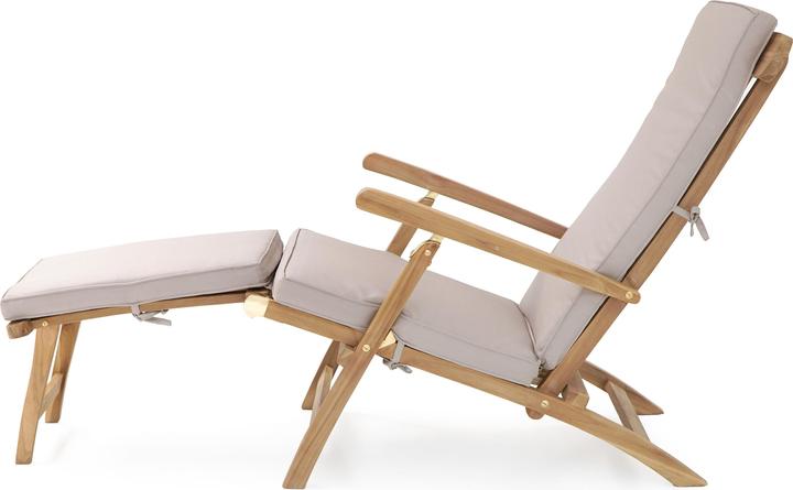 Produktbild Axi Costa Deckchair Liegestuhl aus Teakholz mit Kissen (170.60 cm)