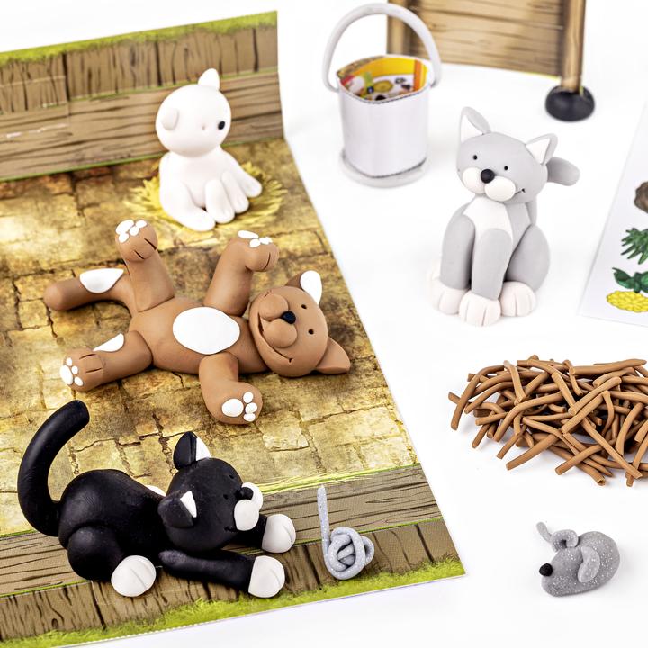Immagine prodotto Fimo - Set di giochi per bambini - Gatto (8034 16 LZ)