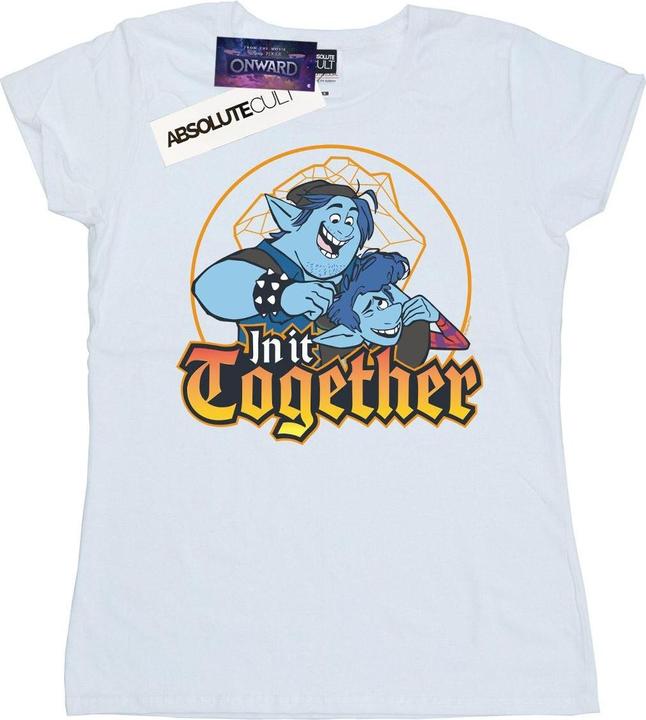 Actual product image Disney Womens/Ladies Onward In It Together Cotton T-Shirt (XXL)