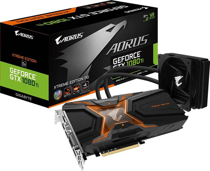 Immagine prodotto Gigabyte GeForce GTX 1080 Ti Waterforce Xtreme Aorus (11 GB)