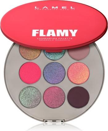 MyScreen Protector LAMEL Flamy Eyeshadow Palette 401