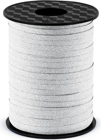 Produktbild Partydeco Plastic ribbon, silver, 5mm/225m (1 pkt / 1 pc.)