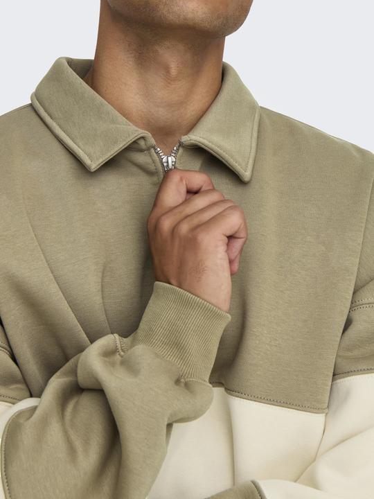Immagine prodotto Only & Sons Onsbyron Vtg Ls Zip Polo (L)