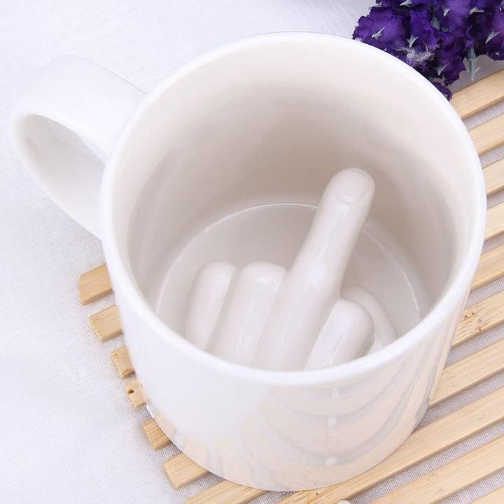 Actual product image Mad Monkey mug "UP YOURS" (300 ml, 1 x)
