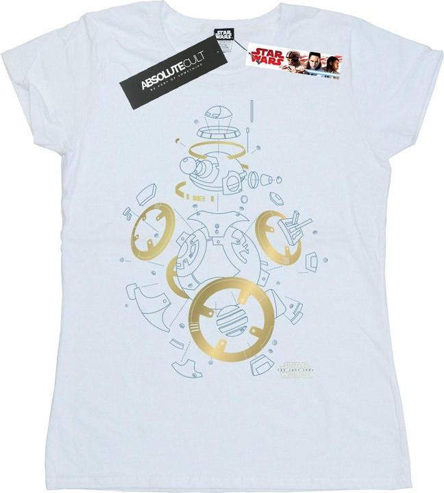 Star Wars The Last Jedi BB8 Deconstructed TShirt (M)