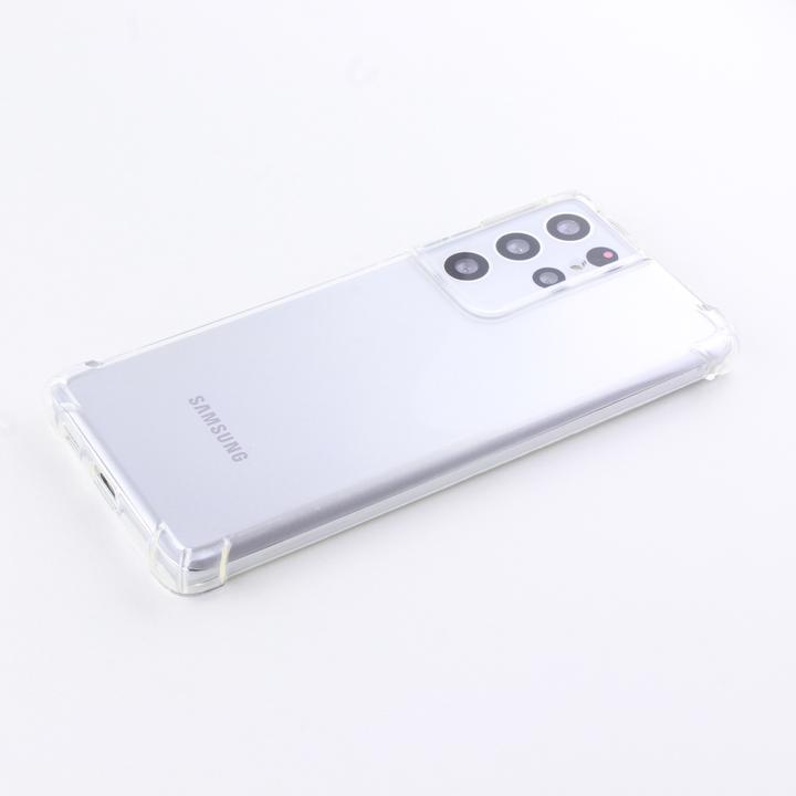Produktbild PhoneLook Hülle Gummi Gel Bumper mit extra Schutz für Ecken Antischock (Samsung Galaxy S21 Ultra 5G)