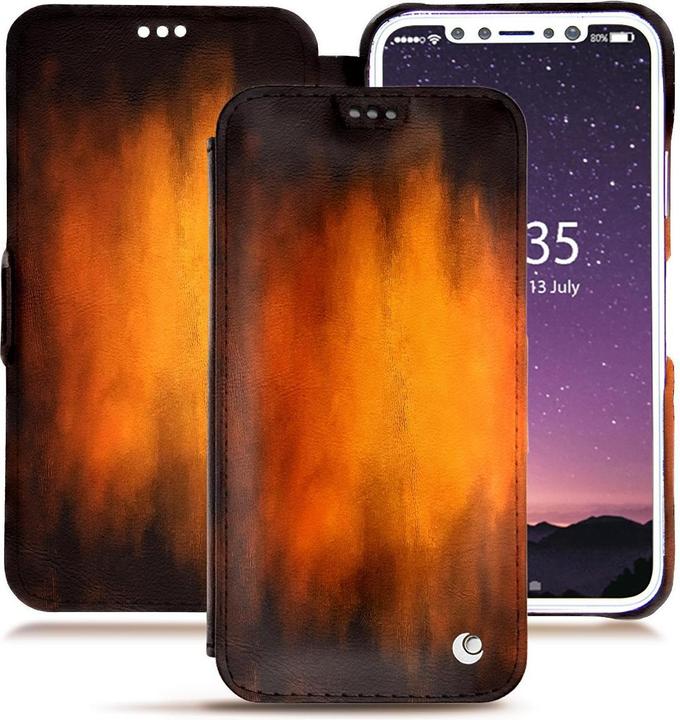 Productafbeelding Noreve Lederen omslag horizontaal (Apple iPhone XS)