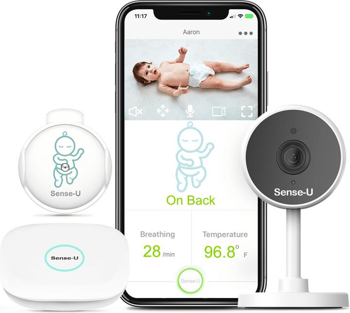 Produktbild Sense-U Baby Video+Breathing Monitor 2 (Babyphone mit Kamera)