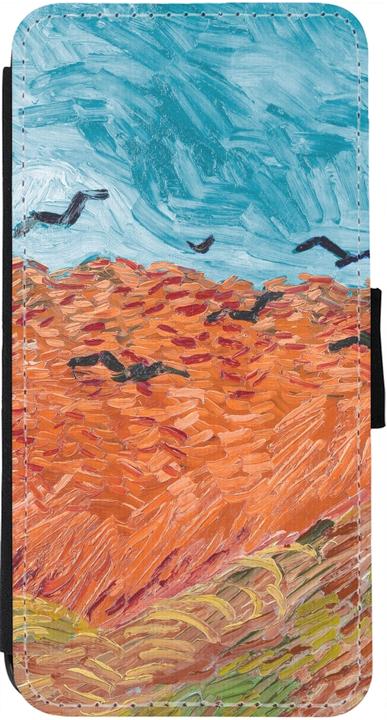 Produktbild PhoneLook Hülle Wallet schwarz Autumn 22 Van Gogh style (Apple iPhone 12)