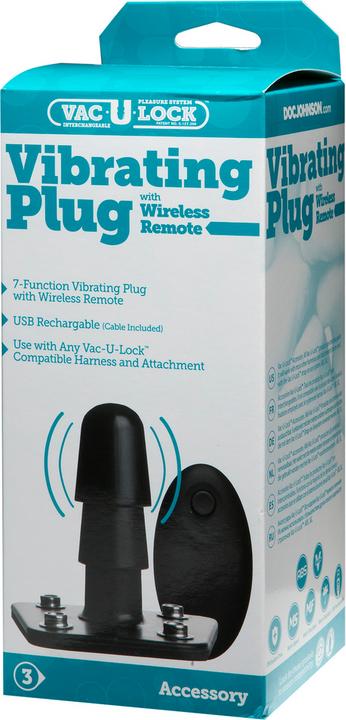 Produktbild Doc Johnson Vibrating Plug with Wireless Remote