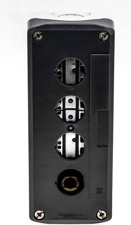 Produktbild Schneider Electric Tastergehäuse 22mm 4 Loch grau