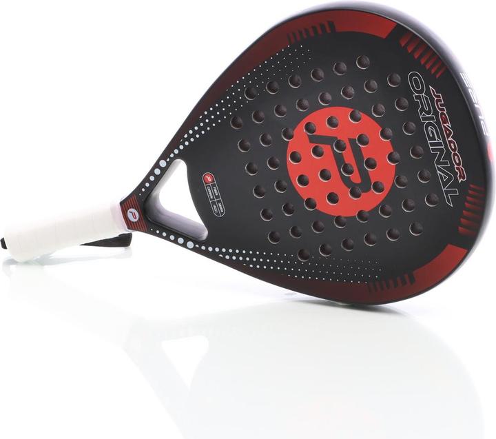 Image du produit Luxtri Raquette Padel Forme Goutte d’eau 360g Fibre de verre EVA Rouge-noire Jugador Sport Extérieur