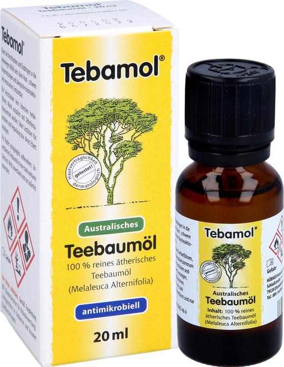 Actual product image Tebamol TEEBAUMOEL, 20 ml oil (Body oil, 20 ml)