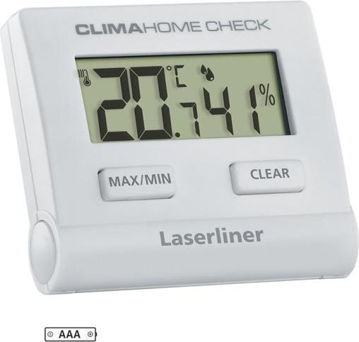 Produktbild Laserliner Thermo-/Hygrometer ClimaCheck, Detailfarbe: Weiss, Typ