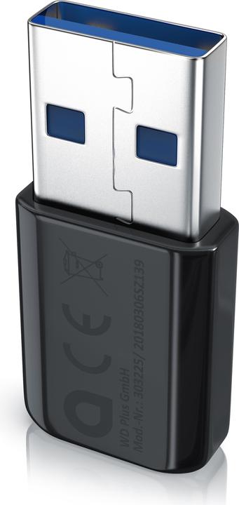 Produktbild Aplic WLAN USB Adapter, WIFI USB 3.0 Stick 1200 Mbit/s, 2,4 + 5 GHz, 802.11 ac/n/b/h/g, Windows 11 (USB)
