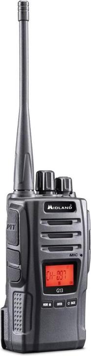 Produktbild Midland G13 Funkgerät, PMR446 16 Kanäle, Standlader, Akkupack 2600 mAh (C1462) (12 km)