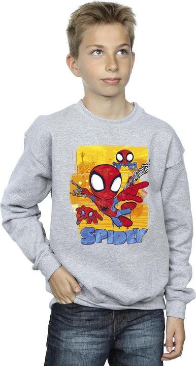 Actual product image Boys Spidey And His Amazing Friends Flying Sweatshirt (140, 146)