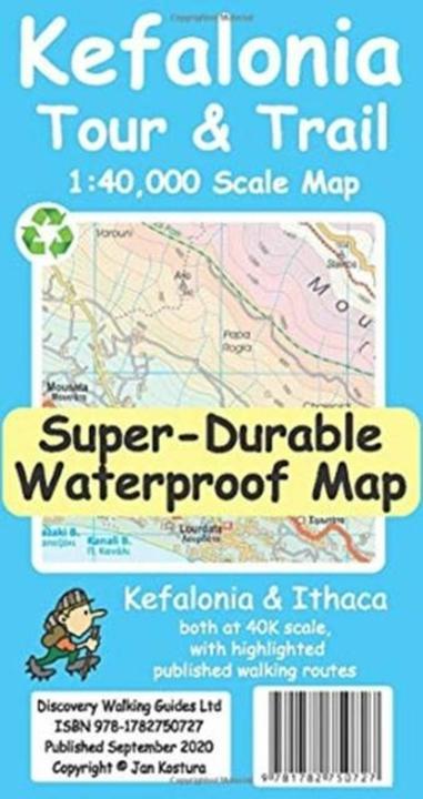 Produktbild Kefalonia Tour & Trail Map