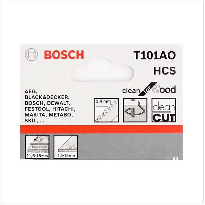 Image du produit Bosch Professional Zubehör Lame Jigsaw T 101 AO, Clean
