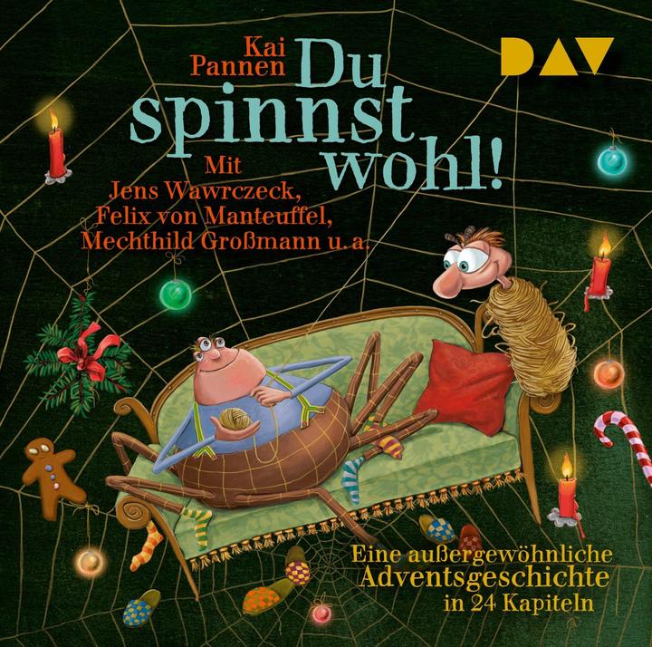 Produktbild Du spinnst wohl! Eine aussergewöhnliche Adventsgeschichte in 24 Kapiteln (Kai Pannen, Jens Wawrczeck, Julian Horeyseck, Theresia Singer, Felix von Manteuffel, Mechthild Grossmann, Deutsch)