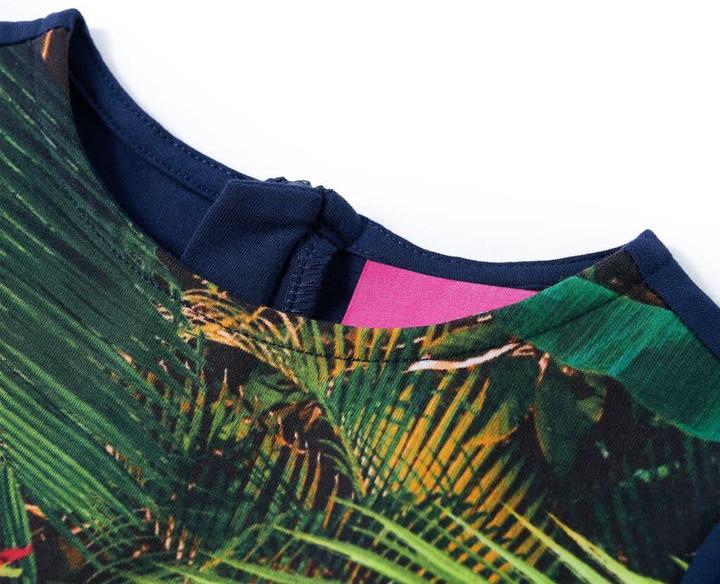 Immagine prodotto VidaXL Abito da bambino con maniche lunghe blu navy 104,Materiale del (104)