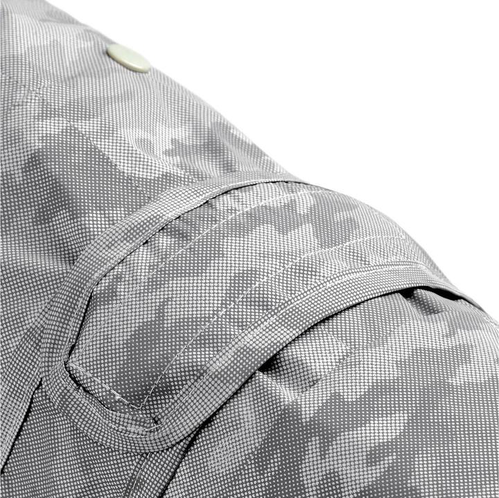 Actual product image Hunter Mackintosh Huka to go for dogs silver 65 (65, Dog raincoat)