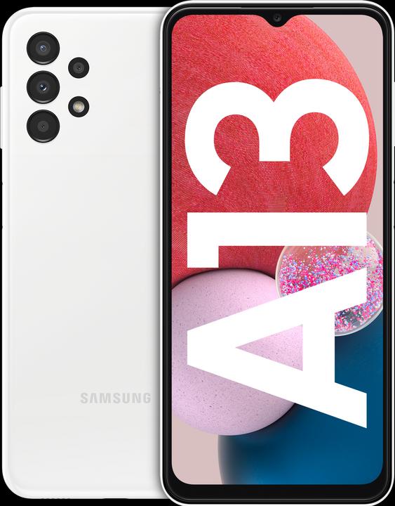 Immagine prodotto Samsung Galaxy A13 UE (64 GB, Bianco, 6.60", Doppia SIM, 50 Mpx, 4G)