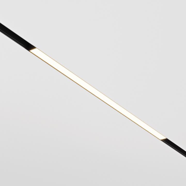 Actual product image Maytoni Basic magnetic track system EXILITY 48V LED track light 24W 3000K Black 90Ra Warmw