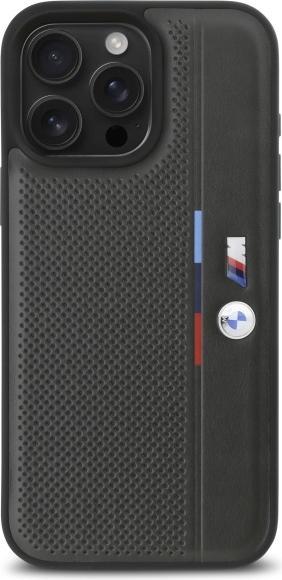 Actual product image BMW BMHCP16X23PUPVA iPhone 16 Pro Max 6.9" antracyt/anthracite hardcase M Perforated Tricolor Detail (Apple iPhone 16 Pro Max)