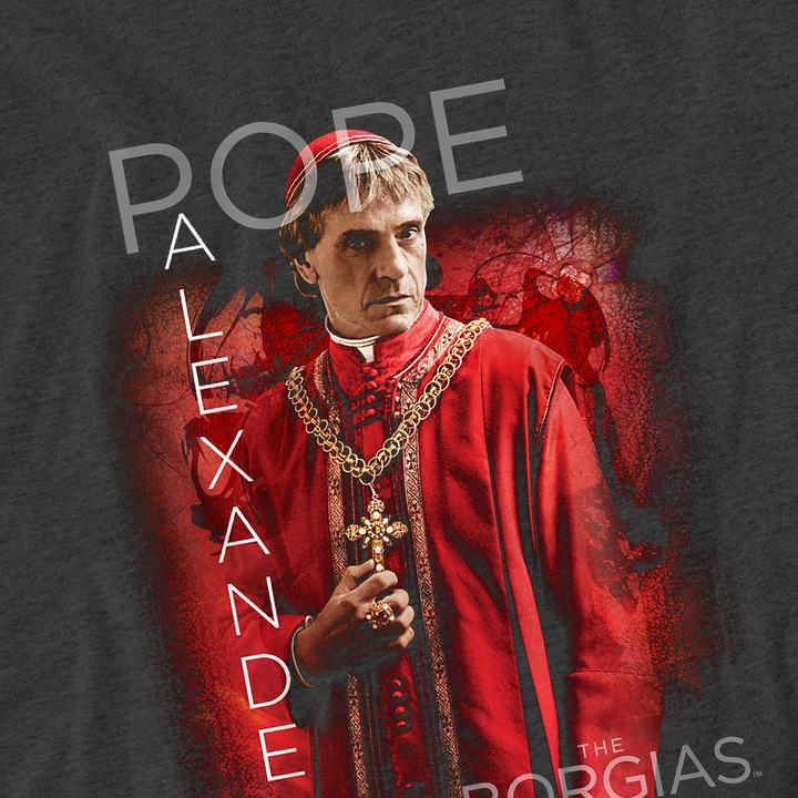 Actual product image The Borgias Unisex Adult Pope Alexander VI T-Shirt (3XL)
