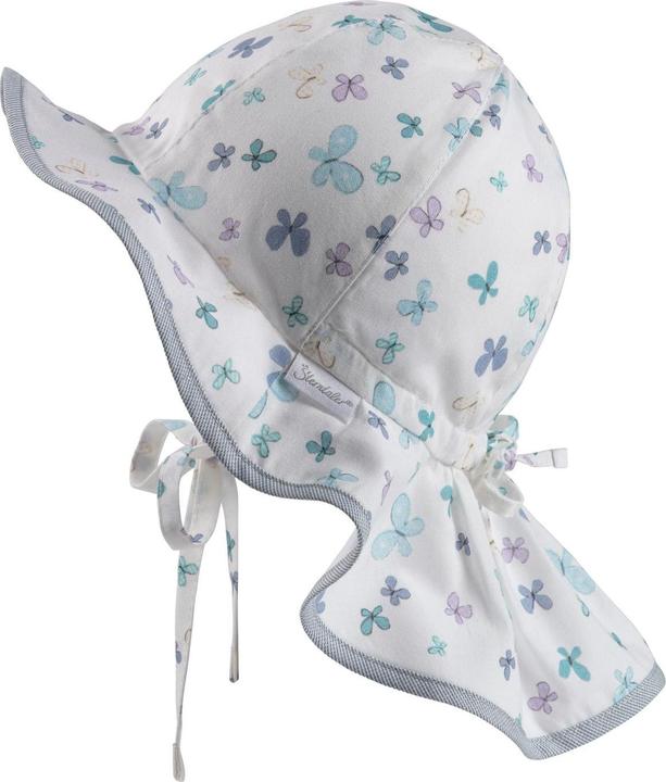 Image du produit Sterntaler Chapeau de soleil avec protection de cou Papillons Blanc Gr. 49 (49)