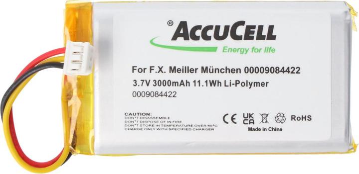 Produktbild AccuCell Akku F.X. Meiller München 0000 9084 422 (3.80 V, 3500 mAh)
