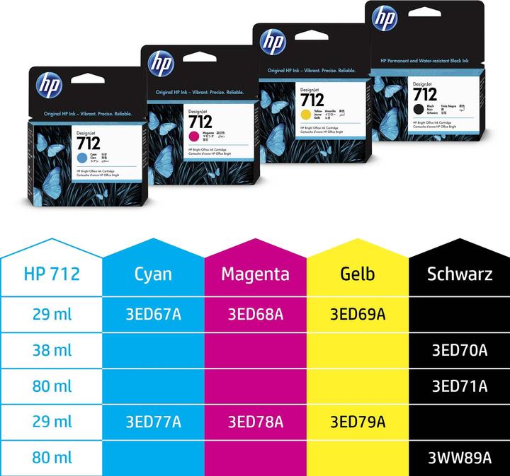 Produktbild HP 712XL (BK)