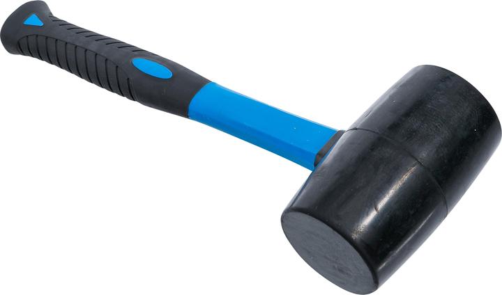 Immagine prodotto BGS Mazzuola in gomma Manico in fibra di vetro Testa nera Ø 65 mm 720 g (1014 g)