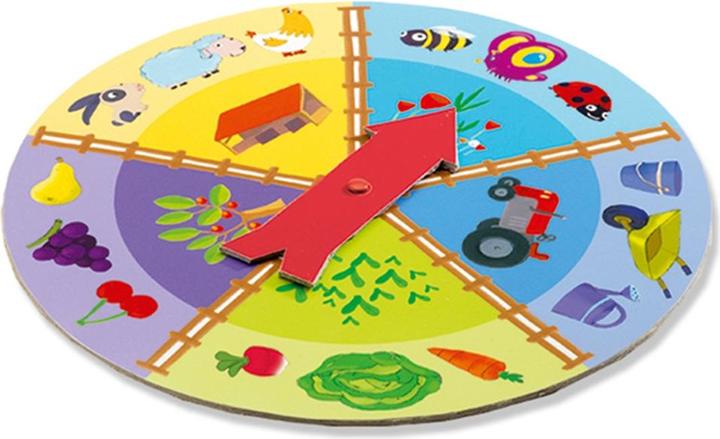 Actual product image Djeco Tactilo Lotto Farm (German, French, Italian, English)