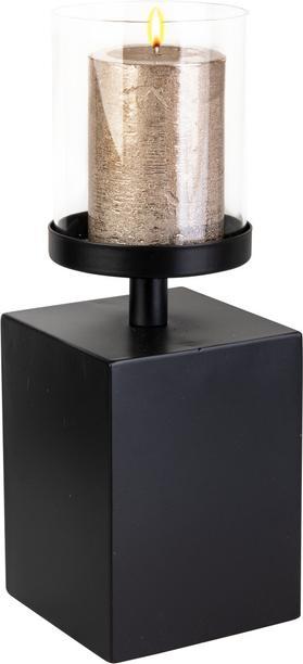 Produktbild MICA Living Windlichtsäule schwarz - ca. 10 x 10 x 20/30 cm (30 cm)