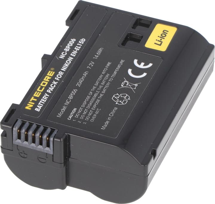 Actual product image Nitecore EN-EL15bKamera Akku für Nikon (Camera battery)
