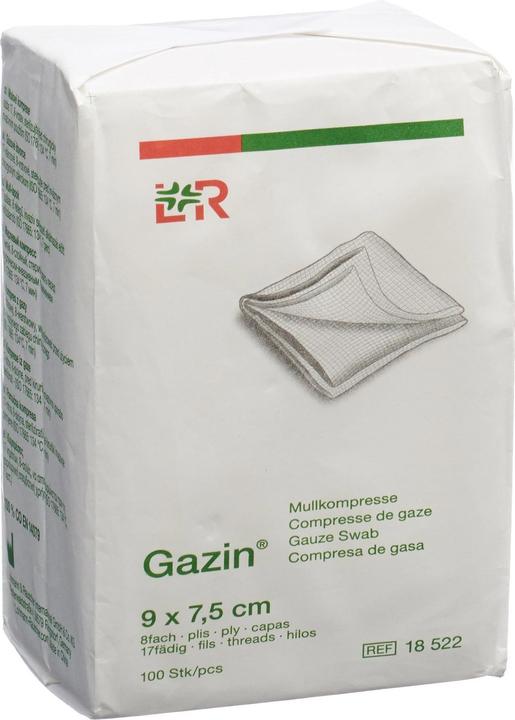 Gazin Mullkompressen 9x7.5cm 8-fach unsteril